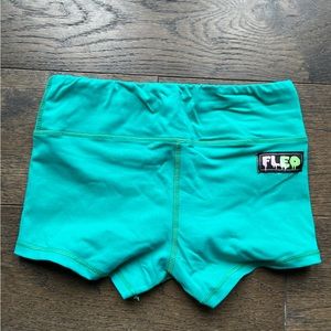 OG Fleo Teal Green Athletic Shorts - sz Small